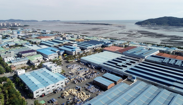 부산 강서구 녹산공단 일원. 부산일보 DB