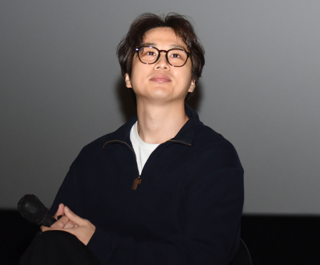 제27회 BIFF ‘한국 단편 경쟁2’ 부문 관객과의 대화에 참석한 문동혁 배우. 안지현 인턴기자