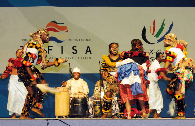 오는 19일부터 22일까지 부산에서는 아시아·오세아니아 지역 생활체육 대표자들이 참가하는 ‘제16회 2022 아시아생활체육연맹 부산총회’가 열린다. 이번 총회는 2008년 10월 제4회 부산세계사회체육대회에 이어 생활체육 분야의 중요한 의제가 구체화 될 전망이다. 제4회 부산세계사회체육대회 폐막식 행사 당시 모습. 부산일보DB