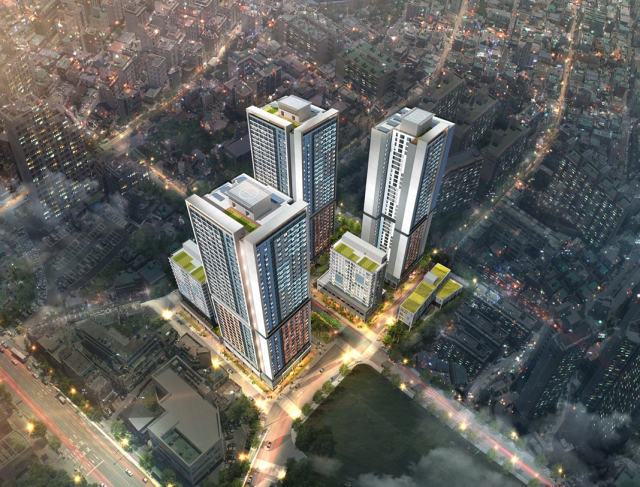 부산 연제구 시청앞 행복주택 2단지 조감도. 부산도시공사 제공