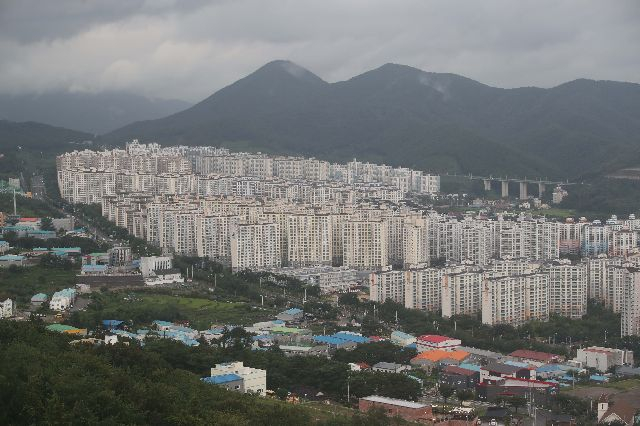 정관 신도시 전경. 부산일보DB