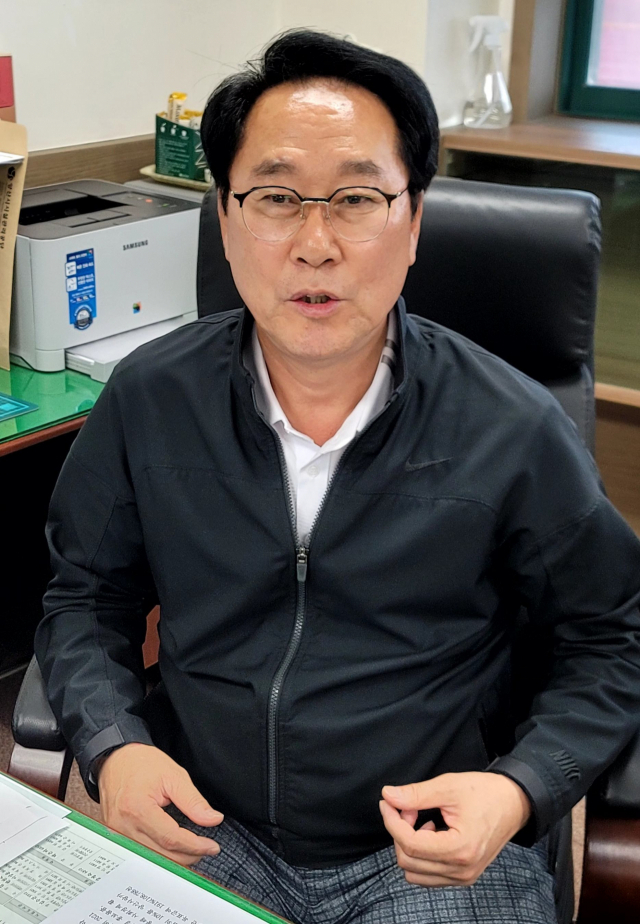 임기 동안 시설 안전에 대해 어떠한 타협도 하지 않겠다는 박성관 양산시설관리공단 이사장. 김태권 기자