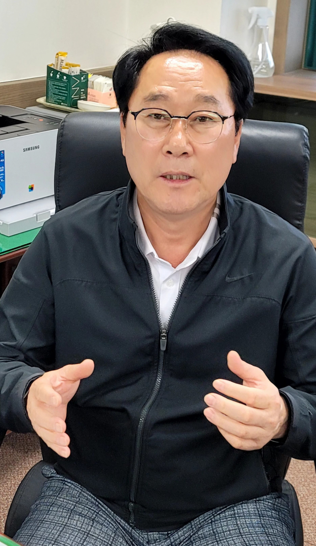 임기 동안 시설 안전에 대해 어떠한 타협도 하지 않겠다는 박성관 양산시설관리공단 이사장. 김태권 기자