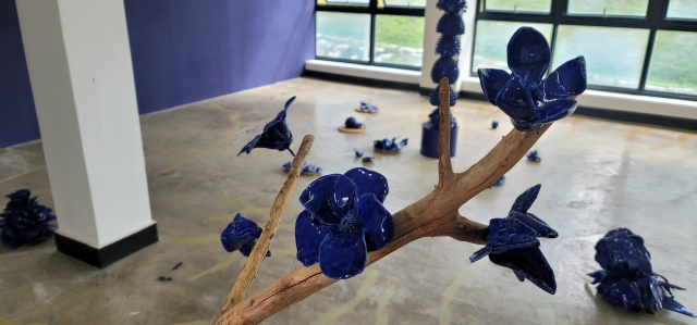 조은필 개인전 '흔적의 모양'. 오금아 기자