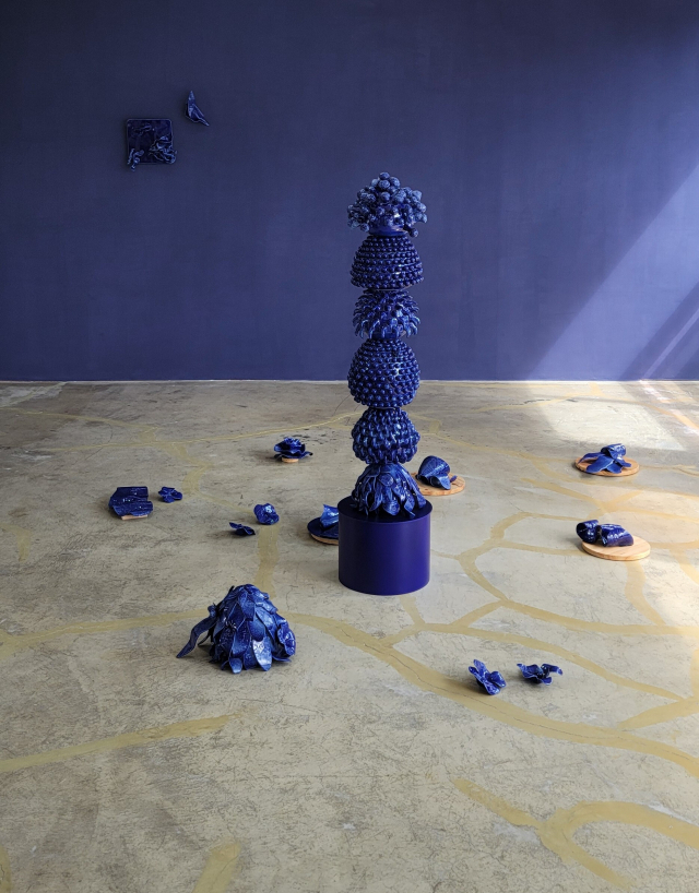 조은필 개인전 '흔적의 모양'. 오금아 기자