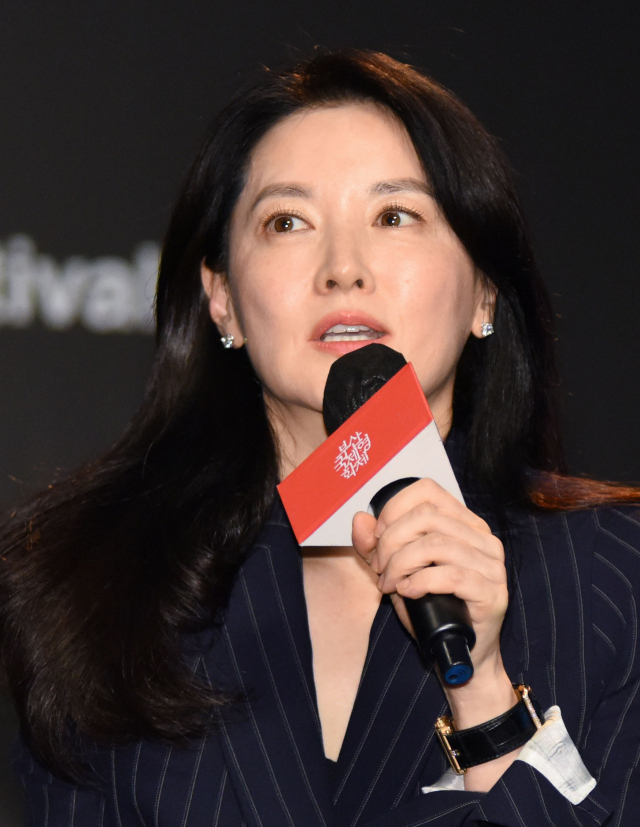 제27회 BIFF ‘액터스 하우스’에서 참석한 배우 이영애. 안지현 인턴기자