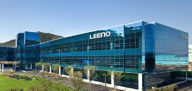 부산 강서구에 위치한 리노공업 본사 전경. 부산일보DB