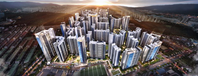 포스코건설 컨소시엄이 6000세대 규모의 경남 창원시 성원토월그랜드타운의 리모델링 사업을 수주했다. 포스코건설 제공