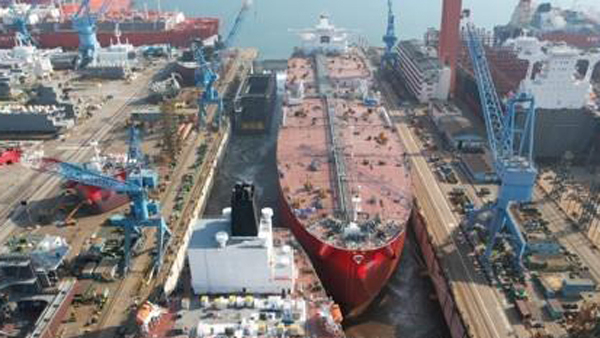 현대삼호중공업 조선소. 연합뉴스