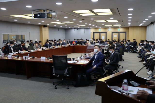 20일 서울 여의도 국회 의원회관 제1세미나실에서 '분산에너지특별법 제정을 위한 세미나'가 열리고 있다. 박수영 의원실 제공