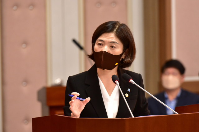 거제시의회 한은진 의원. 부산일보DB