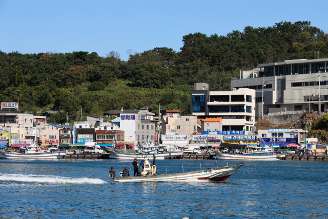 낙동강에 버금갈 정도로 문인들의 사랑을 받고 있는 금정산(위)과 기장군 대변항.