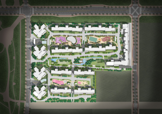 단지 배치도. 대우건설 제공