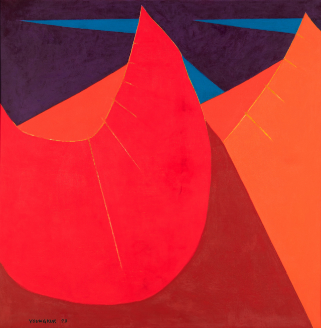 대구미술관 소장 유영국 '작품'(1973). 대구미술관 제공