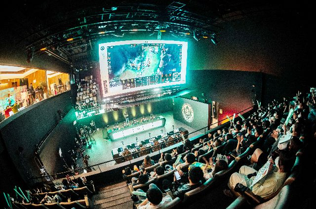 올 5월 부산 부산진구 부전동 부산이스포츠경기장에서 열린 리그 오브 레전드(LoL) 봄 시즌 대륙별 리그 대항전 ‘미드 시즌 인비테이셔널(MSI)’ 모습. 부산일보DB