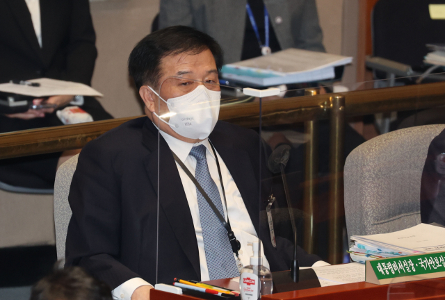 14일 국회 예결특위 전체회의에 참석한 이진복 대통령실 정무수석. 연합뉴스