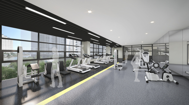 힐스테이트 센텀 더퍼스트 내부 시설 투시도. 현대엔지니어링 제공