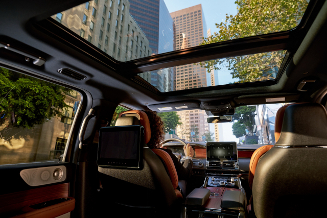 링컨 ‘네비게이터’ 실내.링컨코리아 제공