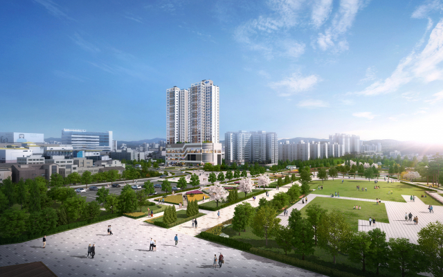 진주 백년문화공원 극동스타클래스_조감도