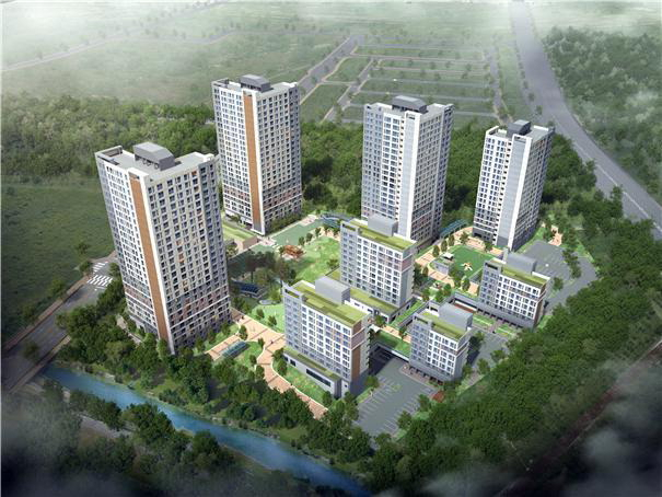 일광행복주택 조감도. 부산도시공사 제공