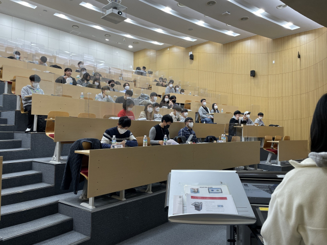 울주군 A.I 4.0 Studio 행사 장면. UNIST 제공