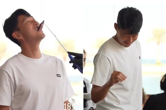 카타르 도하 시내에 위치한 유명 식당을 방문한 손흥민이 터키의 유명 셰프 누스레트 괵체가 요리한 고기를 받아 먹는가하면 소금을 뿌리는 괵체의 퍼포먼스를 따라하기도 했다. 누스레트 괵체 인스타그램 캡처