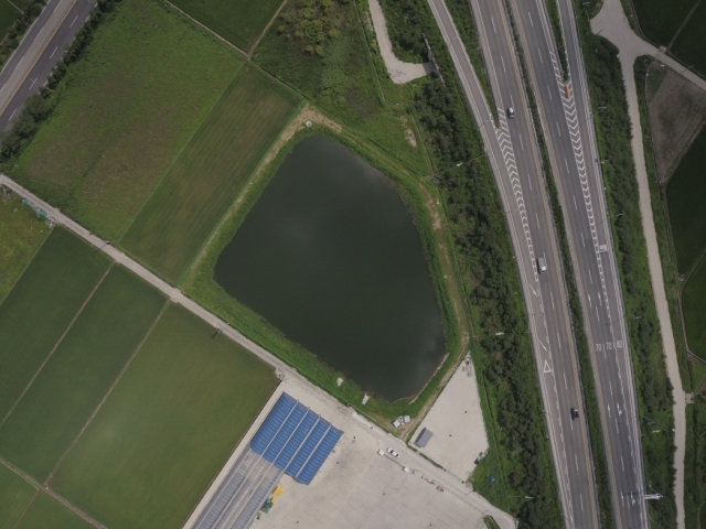 고성군은 상습 한해지역으로 영농철이면 농업용수가 부족한 마암면 보전리, 화산리에 15억 원을 들여 2만 8000t 규모 농업용 저류지 2곳을 신설했다. 고성군 제공