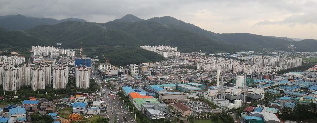 정관 신도시 전경. 부산일보DB