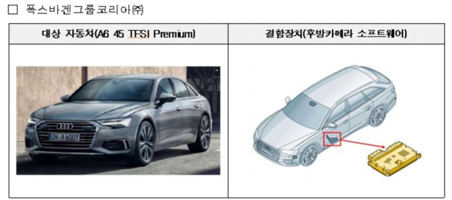 주요 리콜 대상 자동차. 국토부 제공