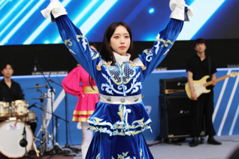 드라마 ‘치얼업’ 속 한지현. 사진은 드라마 스틸 컷. SBS