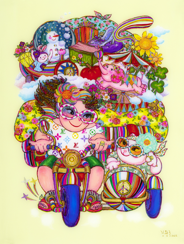 김왕주 '바람 불어 좋은날'. 갤러리조이 제공