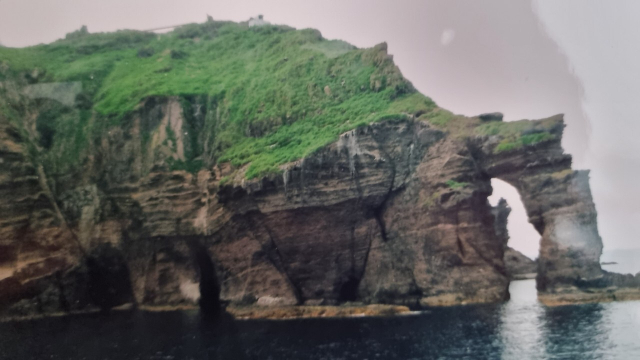 독도 코끼리 바위.