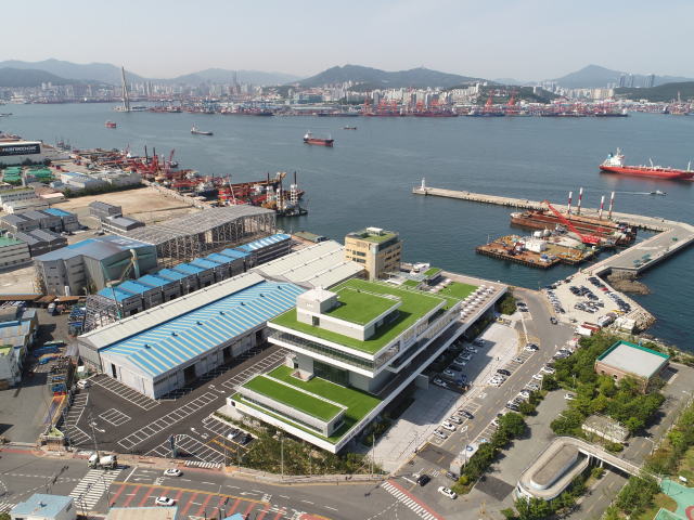 부산 영도에 들어서는 '아르떼뮤지엄 부산' 예정지. 피아크 옆 공장 부지에 7월 개관 예정이다. 제일그룹 제공