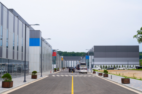 경기도 파주에 있는 CJ ENM 스튜디오 월드 전경. CJ ENM