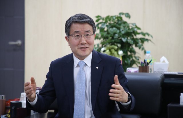 성동화 부산신용보증재단 이사장. 이재찬 기자 chan@