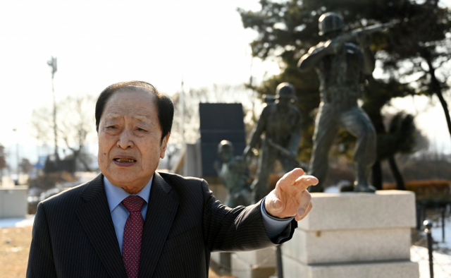 춘천대첩 당시 학도병으로 참전했던 박기병 재외동포저널 회장. 강원일보=신세희 기자