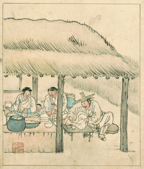 조선 시대 화가 김홍도의 ‘주막’. 시대의창 제공