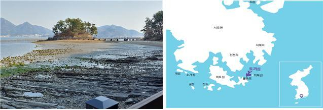 해양수산부가 2월 이달의 무인도서로 계묘년(癸卯年) 기운을 가득 담은 경남 사천의 무인도 토끼섬을 선정했다. 해수부 제공