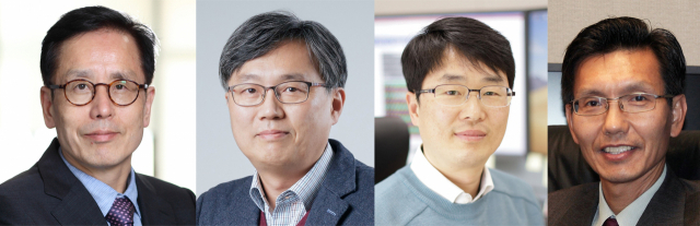 왼쪽부터 부산대 정세영, 황정식, 김영민, 김성곤 교수. 부산대 제공
