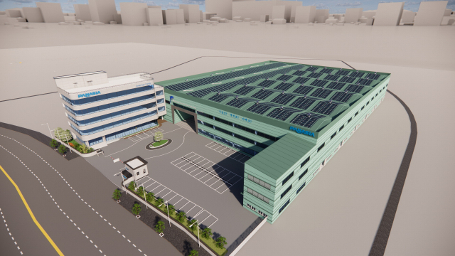 부산 강서구 미음산단에 연내 준공 예정인 그린 EPC센터의 조감도. 파나시아 제공