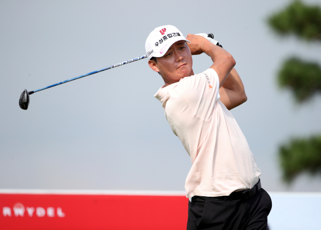 우성종합건설 골프단 소속 프로골퍼 엄재웅. 우성종합건설 제공