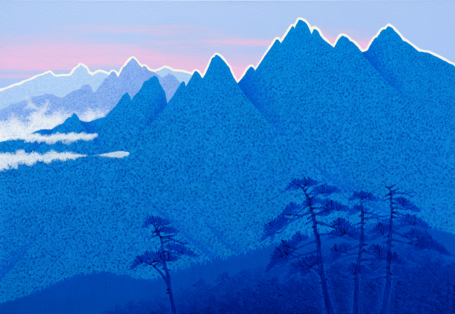 이춘환 '산의 기운 #1582'(2023). 서정아트 제공