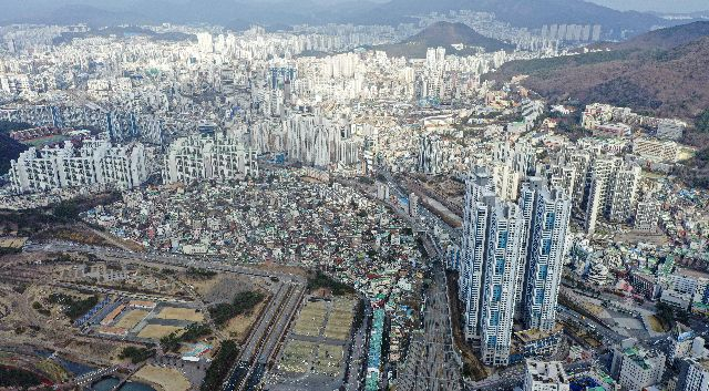 사진은 부산진구 일대 전경. 연합뉴스