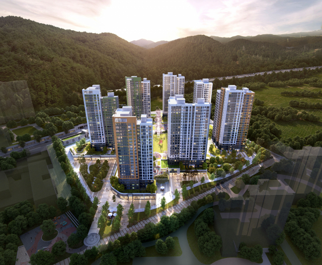 부산의 첫 통합공공임대주택이 기장군 일광지구에 들어선다. 통합공공임대주택 조감도. 부산도시공사 제공