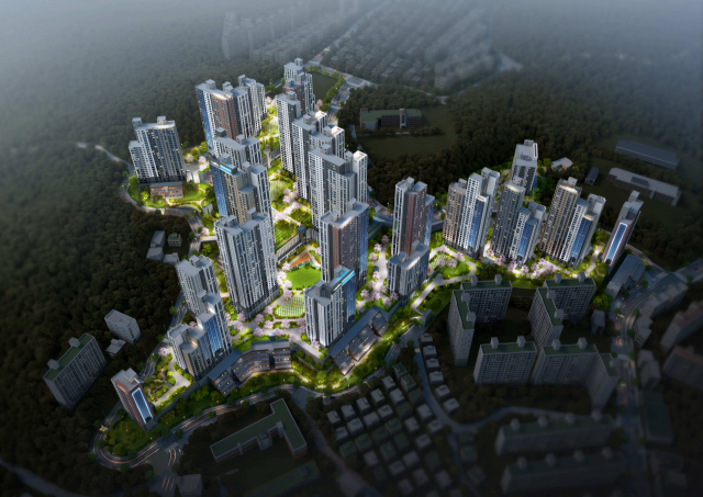 두산위브더제니스 오션시티 조감도. 두산건설 제공