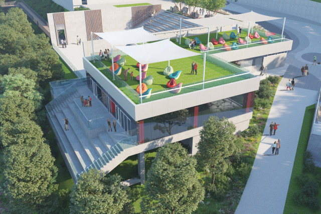 남해대교 웰컴센터 조감도. 남해군 제공