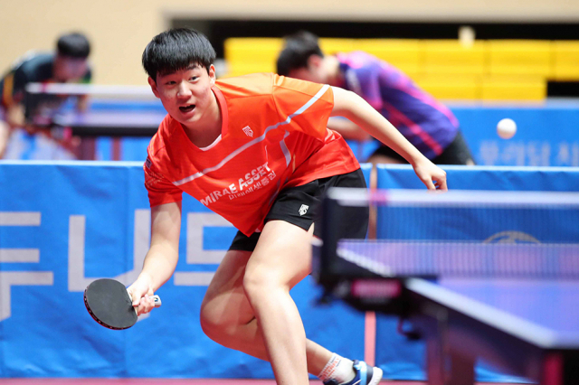 아시안게임 파견 탁구 국가대표 2차 선발전에서 남자부 2위를 차지해 9월 항저우 아시안게임에 출전하는 오준성. 대한탁구협회 제공
