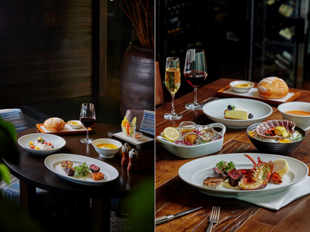 파크하얏트 부산의 스테이크·시푸드 그릴 레스토랑 ‘다이닝룸’이 디너 코스를 재단장했다. 파크하얏트 부산 제공