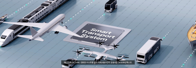 2030부산세계박람회 홍보 영상 속 친환경 미래형 교통수단 모습. 부산시 제공