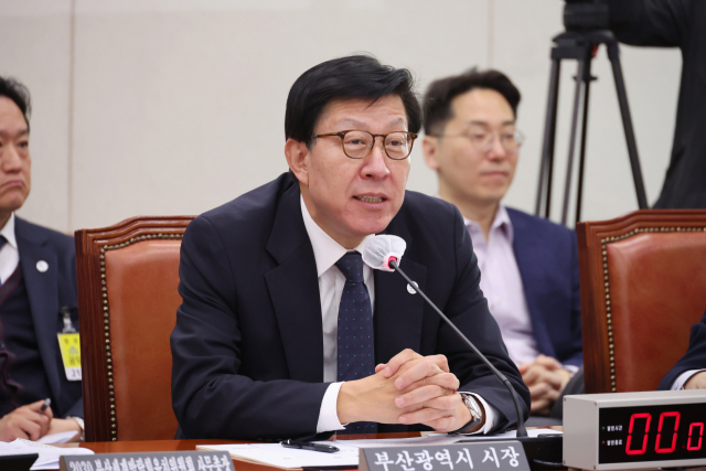 박형준 부산시장. 연합뉴스